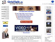 Tablet Screenshot of orbitalk.de